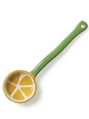 Ceramic Lemon Slice Spoon- Yellow & Green, Target Bullseye Playground 2026